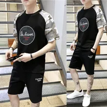 2019 new short-sleeved T-shirt Men's summer Korean version sleeves clothes tracksuit Fashion Thin Preppy Style Free shipping 2019 new short-sleeved T-shirt Men's summer Korean version sleeves clothes tracksuit Fashion Thin Preppy Style Free shipping