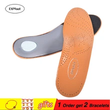 3D ортопедические стельки из кожи премиум класса, ортопедические стельки для плоскостопия, ортопедические стельки для мужчин и женщин