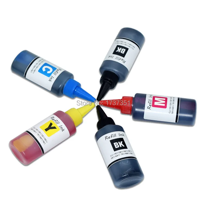 PGI-680 CLI-681 пигмент печатной краски пополнения чернил комплект для Canon PIXMA TR7560 TR8560 TS6160 TS8160 TS9160 картридж с чернилами для принтера