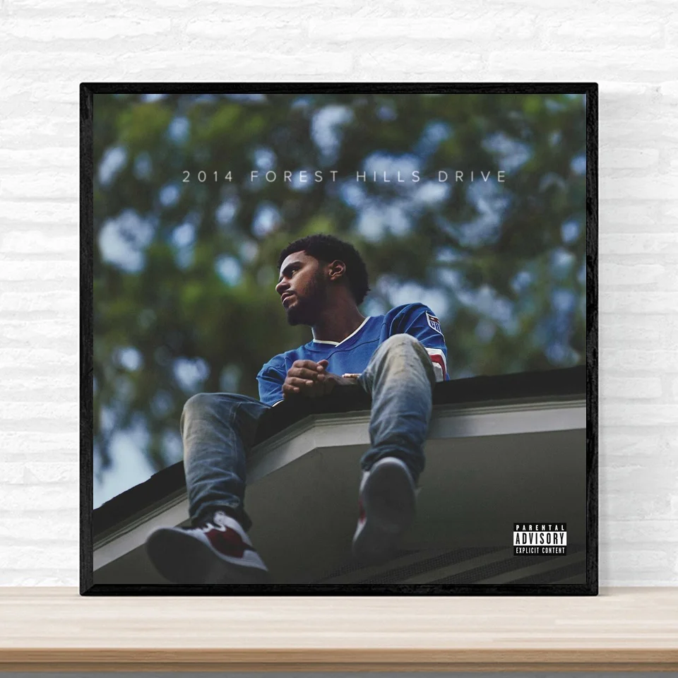 J Cole 2014 лесной холм Драйв музыкальный альбом Обложка постер печать на холсте
