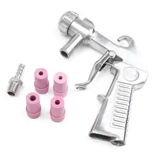 Сифон пневматический Пескоструйный инструмент для очистки стекла инструмент для удаления пыли включает 4 керамических насадки и разъемы из нержавеющей стали