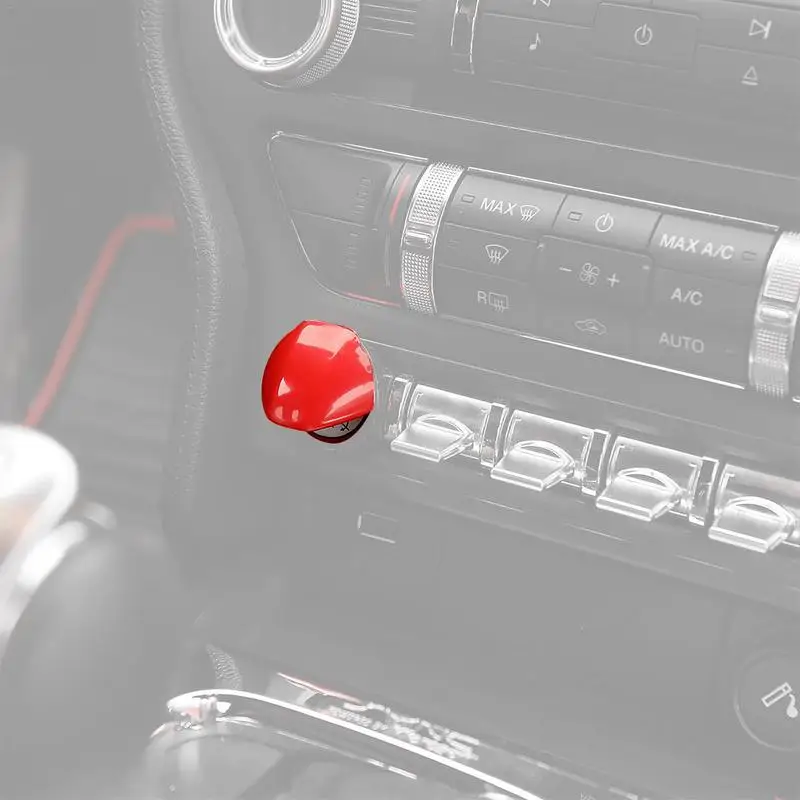 Двигатели для автомобиля Start/Stop кнопка центральная консоль приборная панель кнопка, кнопка переключения крышка Накладка Ford Mustang