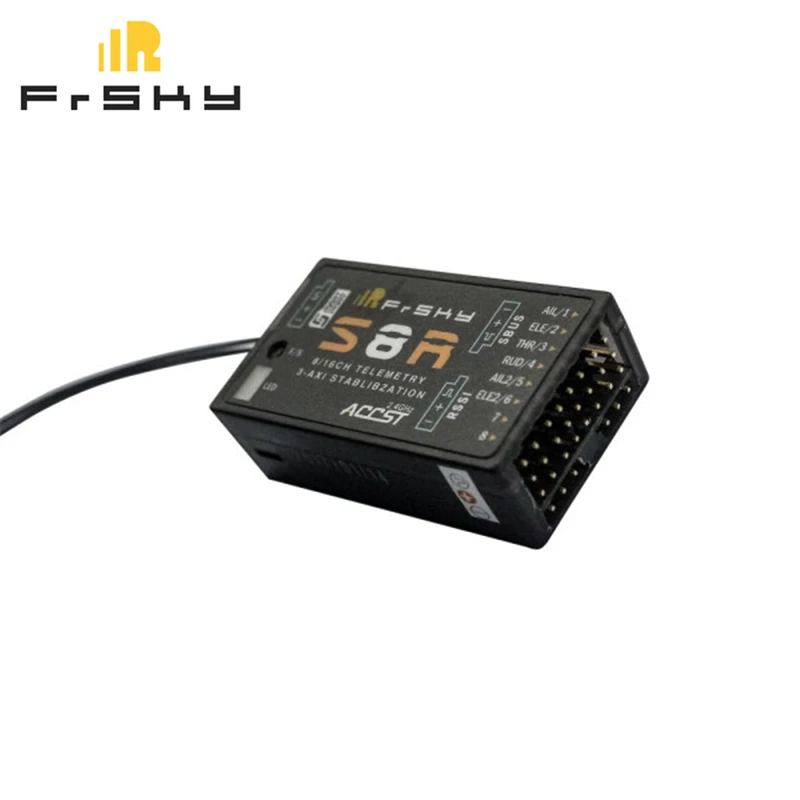 

Frsky S8R 16CH 3-Axis Stablibzation RSSI PWM Output Telemetry Receiver With Smart Port for RC Models Drone Multicoptes Part Accs