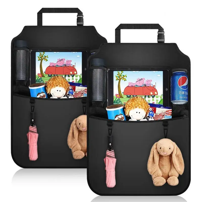 

Back Seat Protector,Waterproof Car Behind Seat Organizer Large Seat Back Protectors, Tablet Holder for Children Kids with Allo