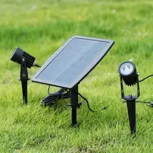 Youool открытый споты на солнечной энергии светодиодный светильник на солнечной батарее для озеленения Водонепроницаемый рассвет уличный светильник на солнечной батарее для сада