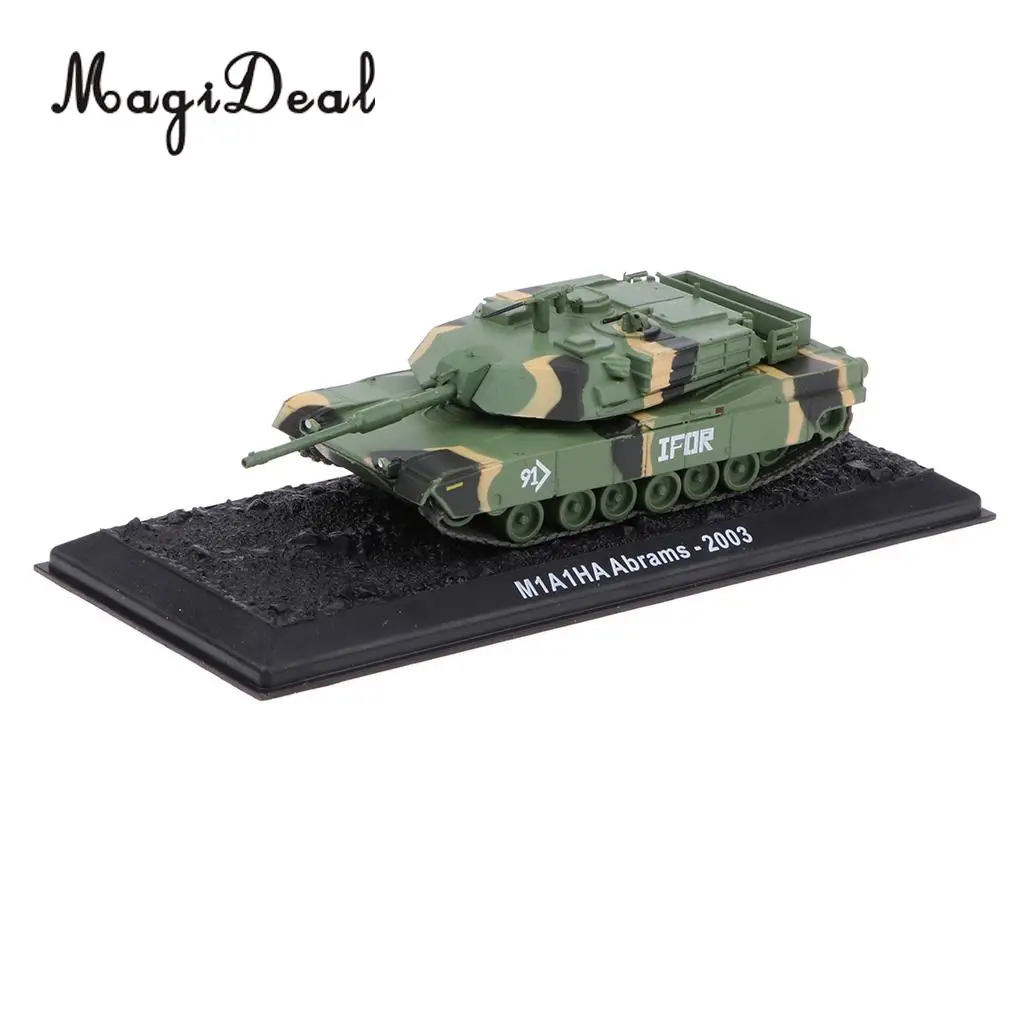 

1:72 Diecast American M1A1 Army Tank Vehicle Showcase Model Collectibles Birthday Gift
