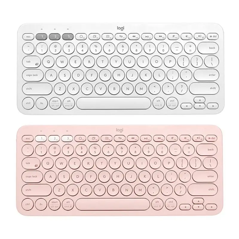 

Logitech K380 Wireless Bluetooth Keyboards Portable Ultra thin Mini mute Multi-Device Keyboard For PC laptop Android IOS Phone