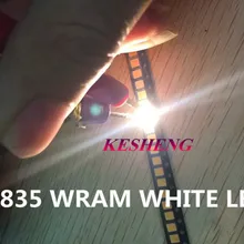 1000 шт теплый белый 2835 0,2 W ультра яркий SMD СВЕТОДИОДНЫЙ 21-23LM светоизлучающий диод чип-светодиоды