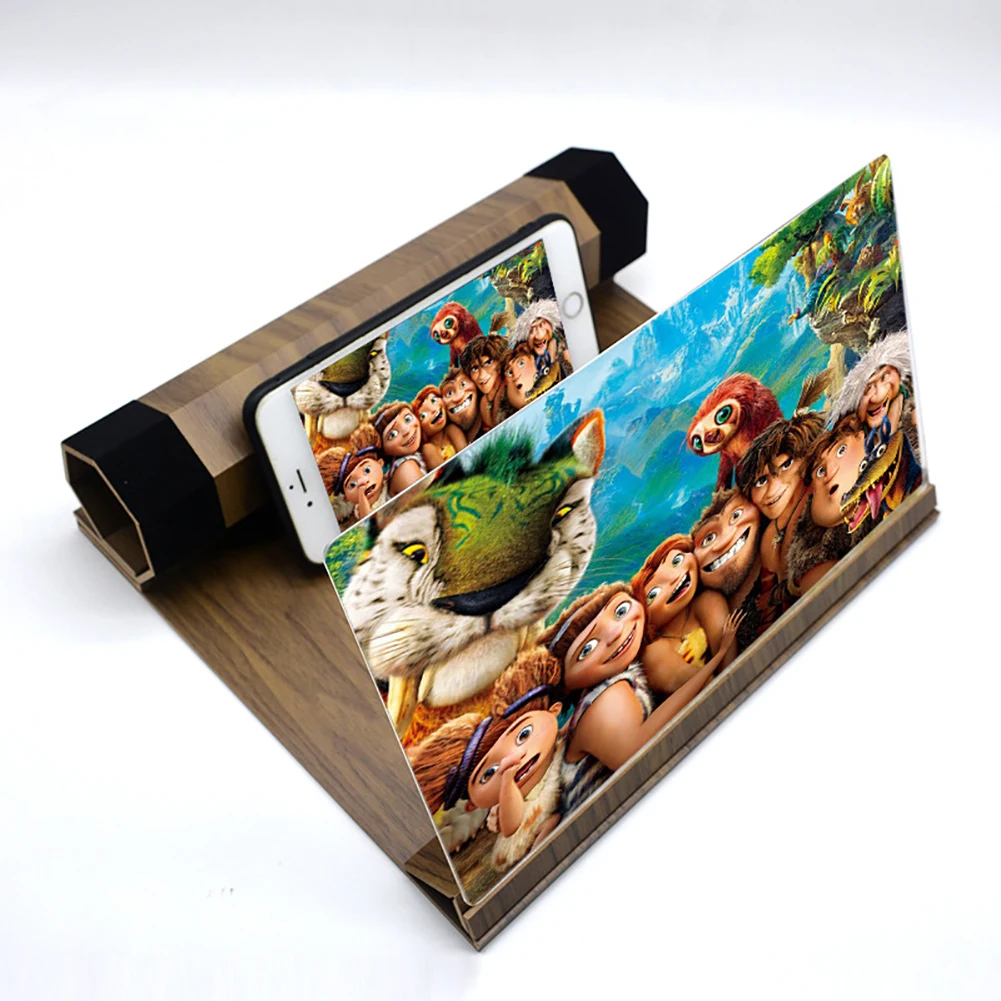 

12 Inch Mobile Phone Video Screen Magnifier Desktop Amplifying Glass Amplifier Holder Mount