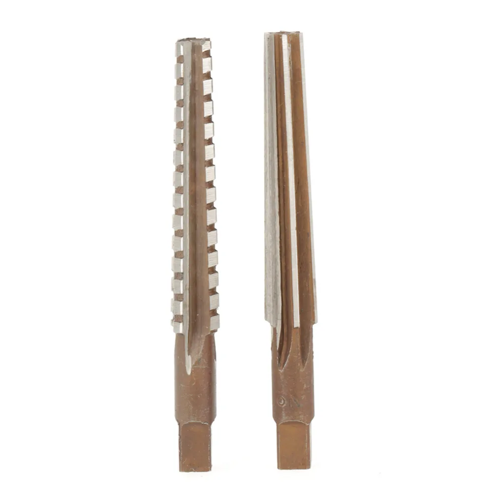 

2pcs HSS MT1 Taper Fine/Rough Reamer Cutter Tool Set Straight Shank Tools