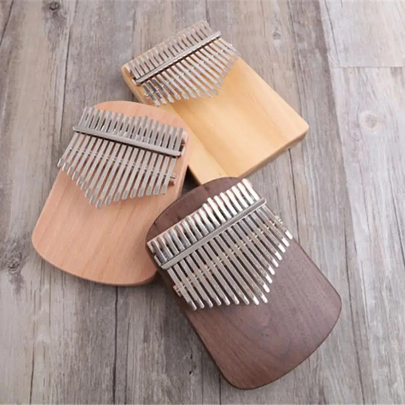 

17 Key Kalimba Mbira DIY Kit Birch/walnut/beech Solid Wood Finger Thumb Piano For Handwork Painting Music Gifts Tuning Tool+bag
