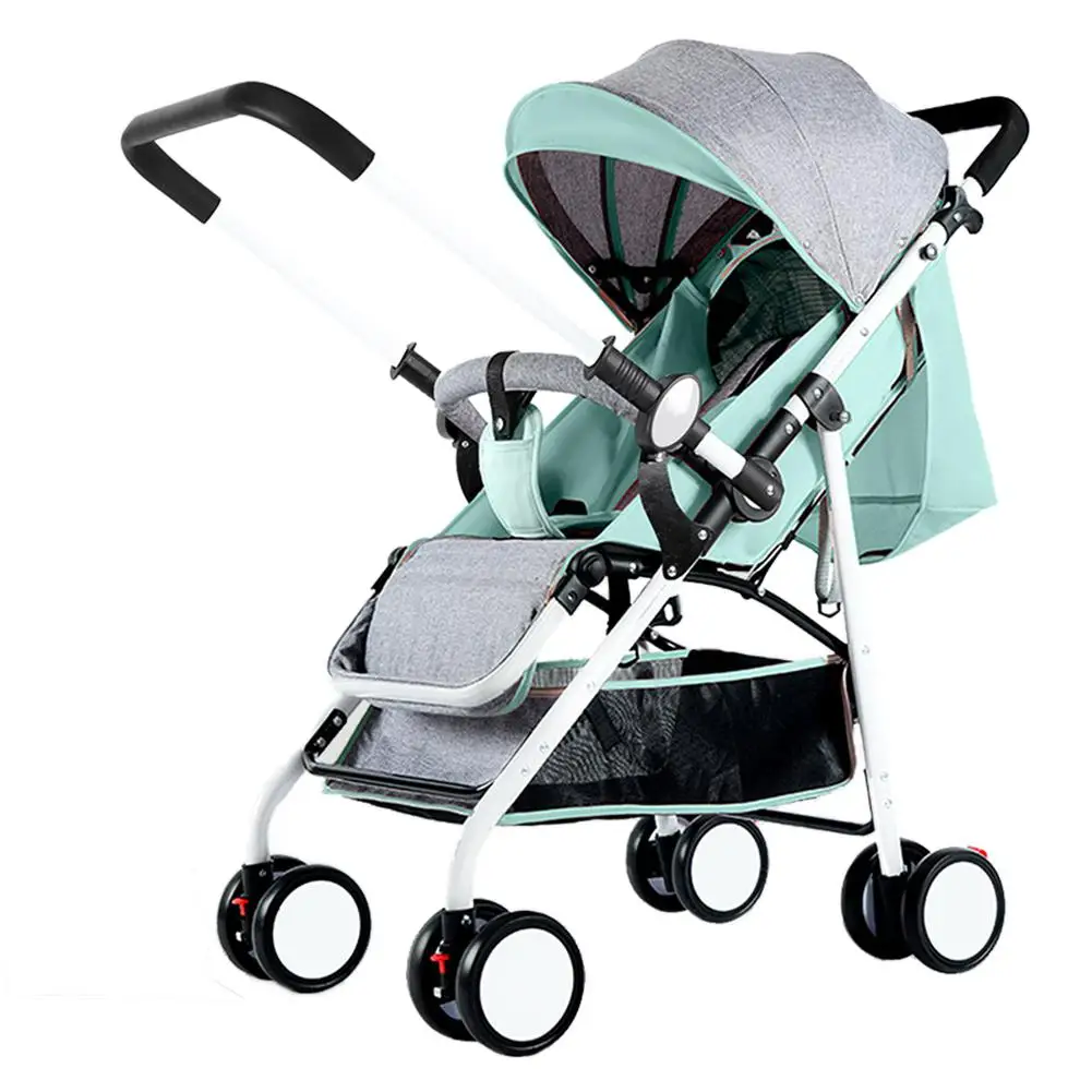 

Kidlove Baby Infant Shock-proof Folding Stroller Ultra Light High Landscape Baby Stroller Carriage Baby Bassinet 0-3Y