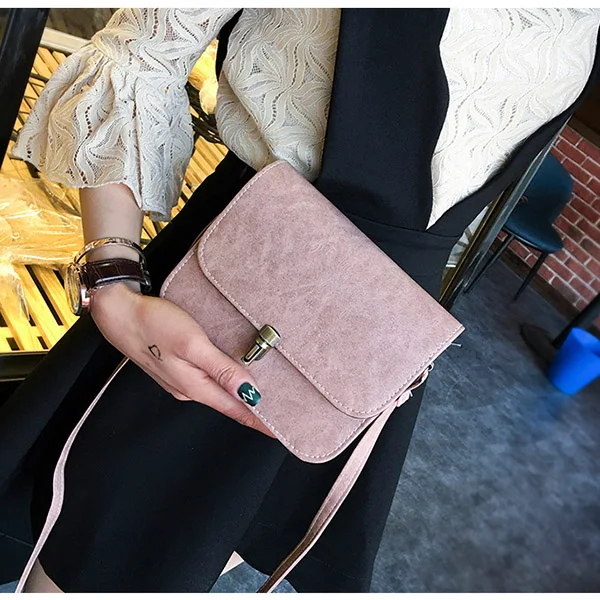 

Simple Travel Bags For Women Fashion Korean Mini Box Bag Hard PU Leather Hasp Rectangle Casual Messenger Bags Ladies Girls gift