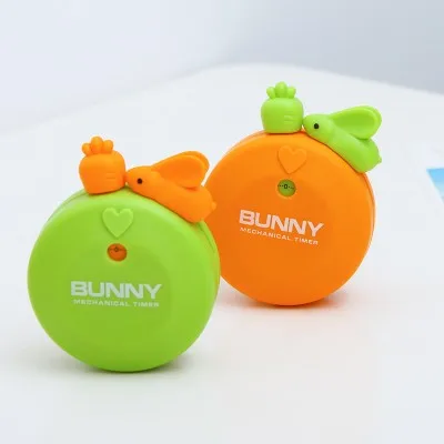 

Cute cartoon rabbit kitchen timer time mechanical alarm to remind the timer Creative reminders 8.3*6.7CM free shipping
