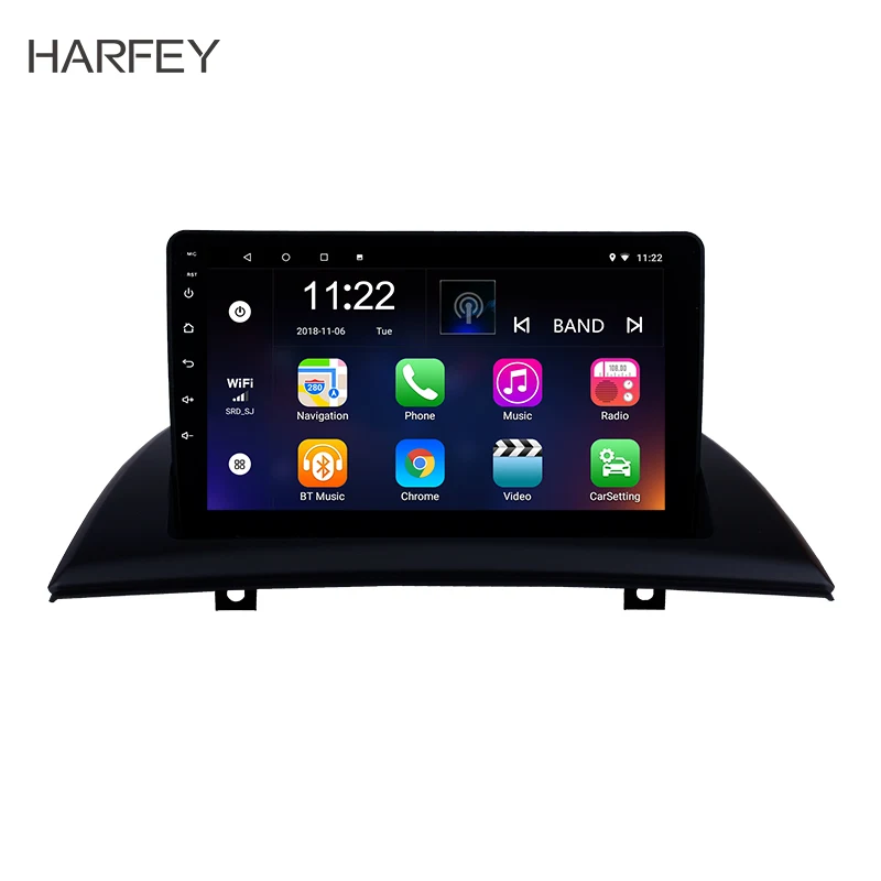 Harfey gps автомобиля 2Din HD Android 8,1 для BMW X3 E83 2.0i 2.5i 2.5si 3.0i 3.0si 2.0d 3.0d 3.0sd 2004-2012 USB AUX автомобильный мультимедийный плеер