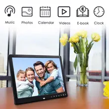 EastVita 12 дюймов 1080 P HD Цифровая фоторамка с пультом дистанционного управления Поддержка 32G SD и USB для фотографий и видео