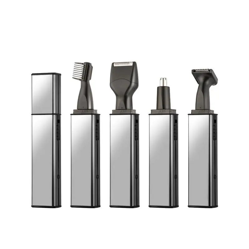 

Professional Male Nose Hair Trimmer USB RechargeableHair Beard Sideburns Eyebrow Trimmer Stainless Steel Mini Shaving Tool