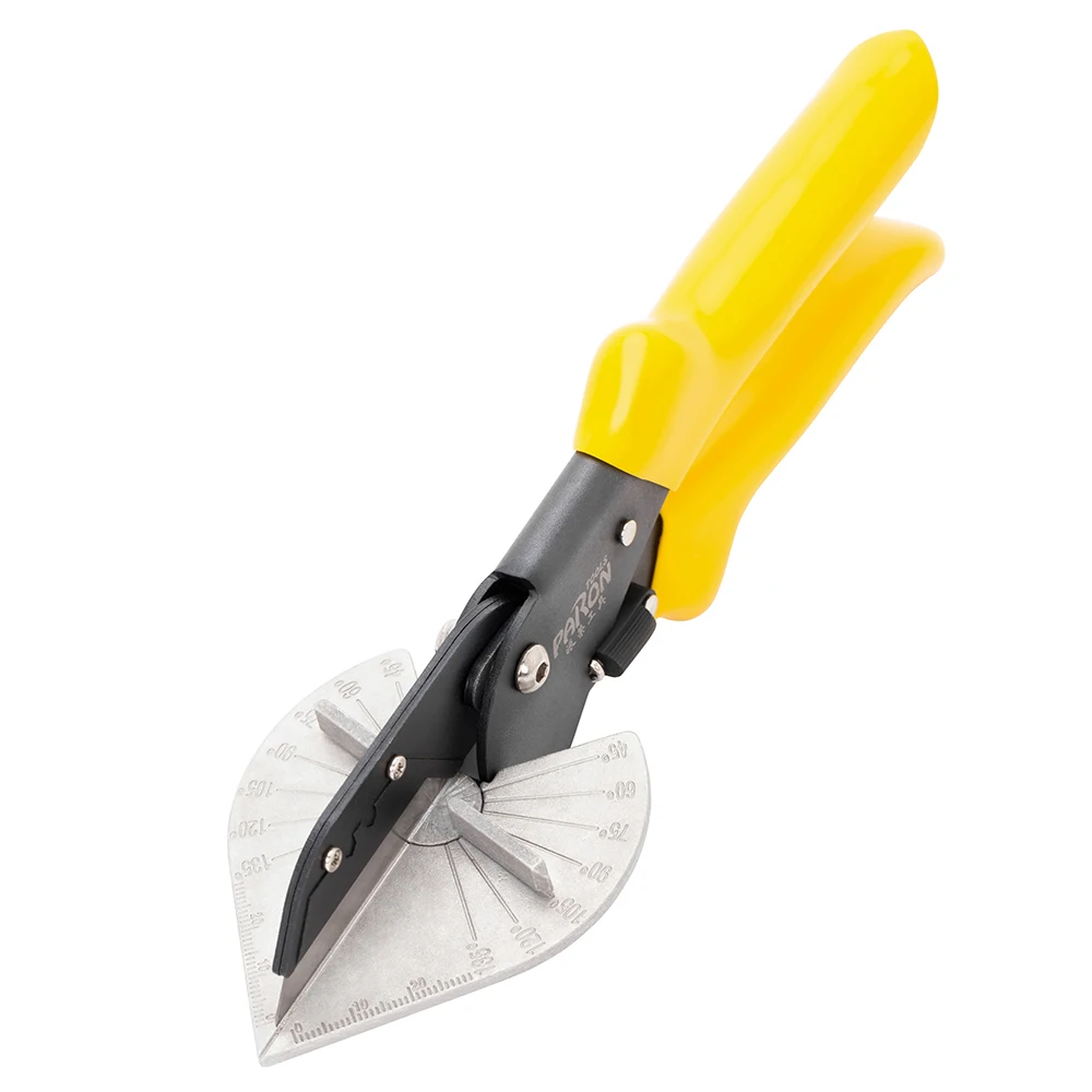 

PARON Universal Angle Wire Duct Scissors PVC Trunking Tube Edge Clip 45 Degree to 135 Degree Adjustable Angle Multi Angle Mitre