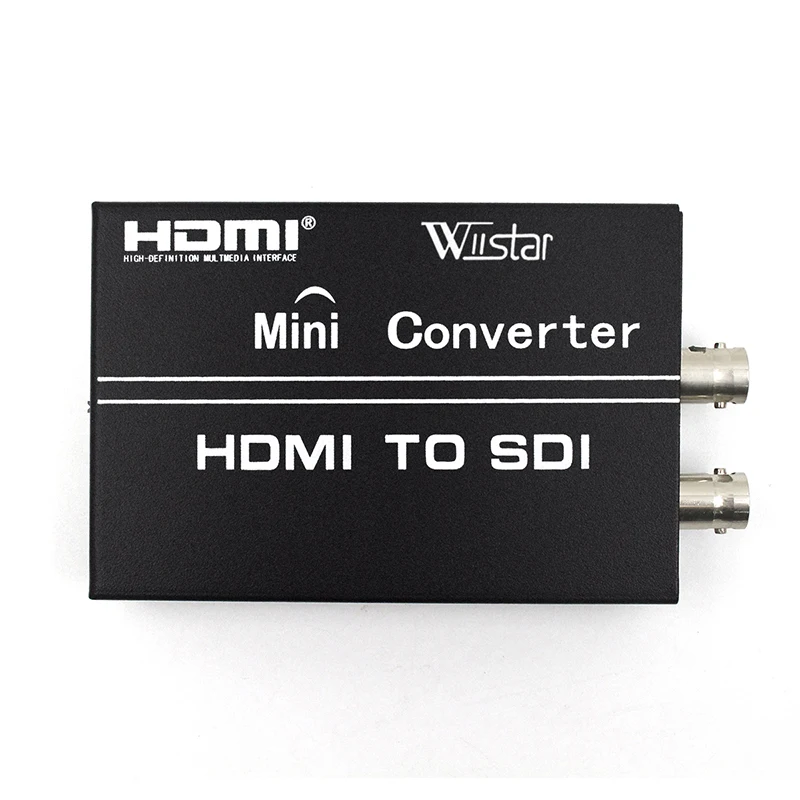 

Wiistar HDMI to SDI Video Converter 2 HDMI In 2 SDI Out Adapter 1080P Support SD HD 3G-SDI for Monitor HDTV HDMI to BNC