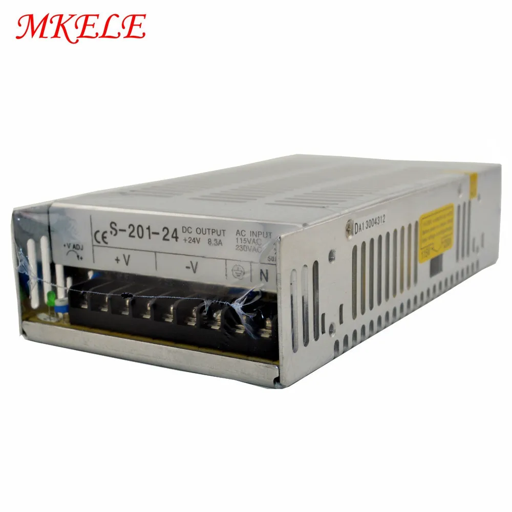 

200W Single Output Switching Power Supply 5V/12V/24V/48V For LED Strip Light Safe Standards