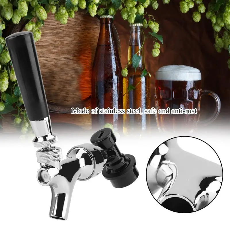 Beer Faucet Stainless Steel Beer Tap Study Durable Beer Barrel Tap
