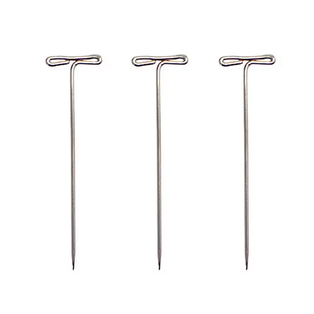 100 Pcs Making Hair Wigs Hair Weaving Tools T Pin Clips Extension