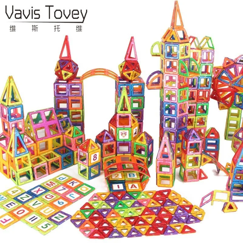

1 Large Size Building Blocks Bricks Construction Parts Only Magnet Model Educational Toys For Children
