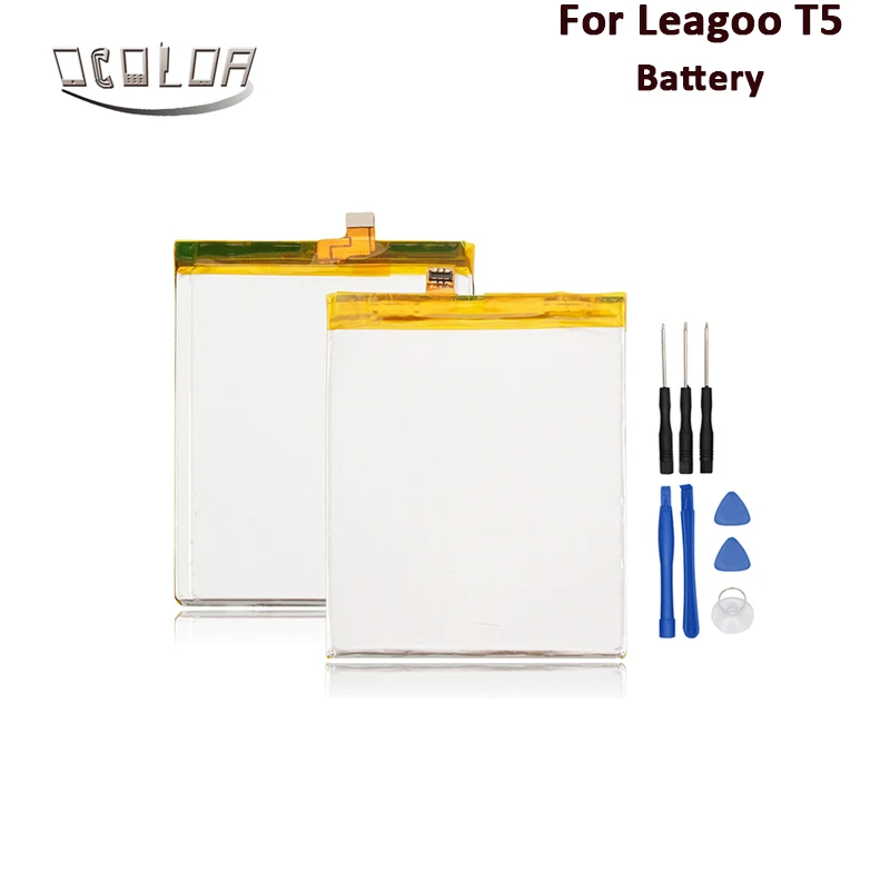 Ocolor для Leagoo T5 запасная батарея 3000mAh литий ионная аккумуляторная телефона