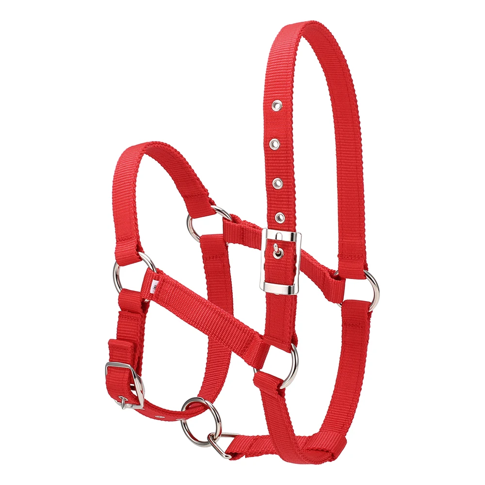 6 مللي متر سميكة الحصان رئيس طوق قابل للتعديل سلامة الرسن اللجام Headcollar الحصان ركوب سباق المعدات حبل للتدريب 3 ألوان