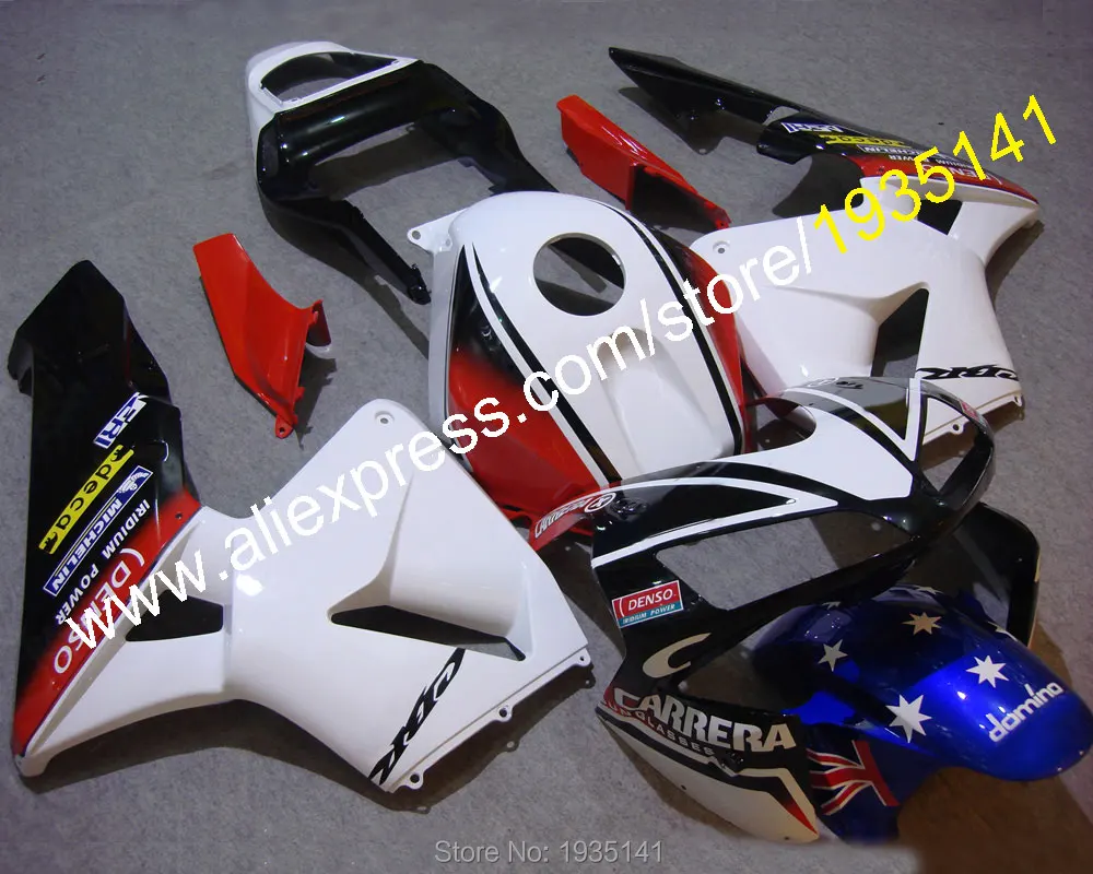 Для Honda CBR600RR 03 04 Body Kit CBR 600RR 600 RR 2003 2004 Кузов ABS мотоцикл Обтекатели (литье под