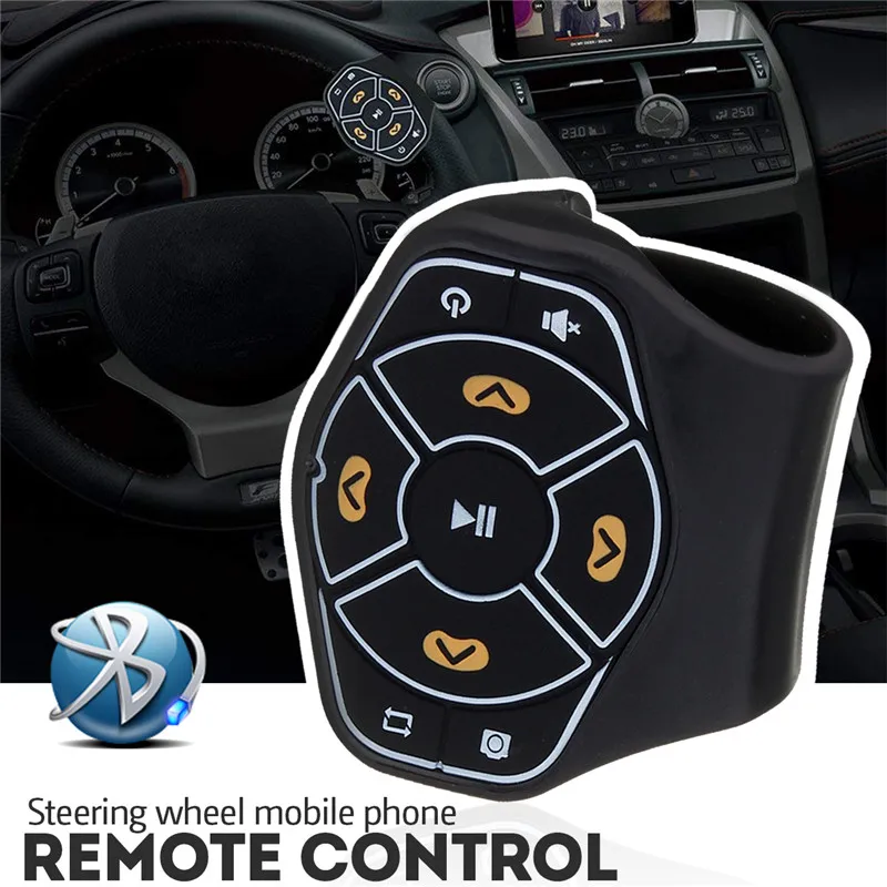 

Universal Car Wireless Bluetooth Steering Wheel Remote Control Music Player Control Media button for Phone