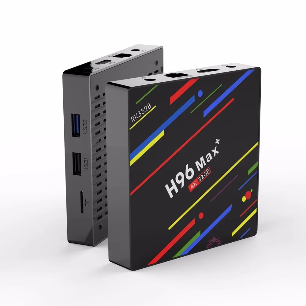 H96 MAX Plus 2G 16G Smart TV Box Rockchip RK3328 Android 8 1 4 Гб RAM 32 ГБ/64 Rom 4K H.265 USB3.0 Dual WIFI