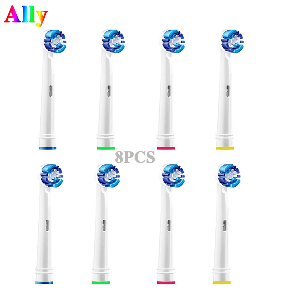

8PCS EB20 Electric Toothbrush heads Precision Clean Replacement Brush Heads For Braun Oral B Vitality Triumph Toothbrush Heads