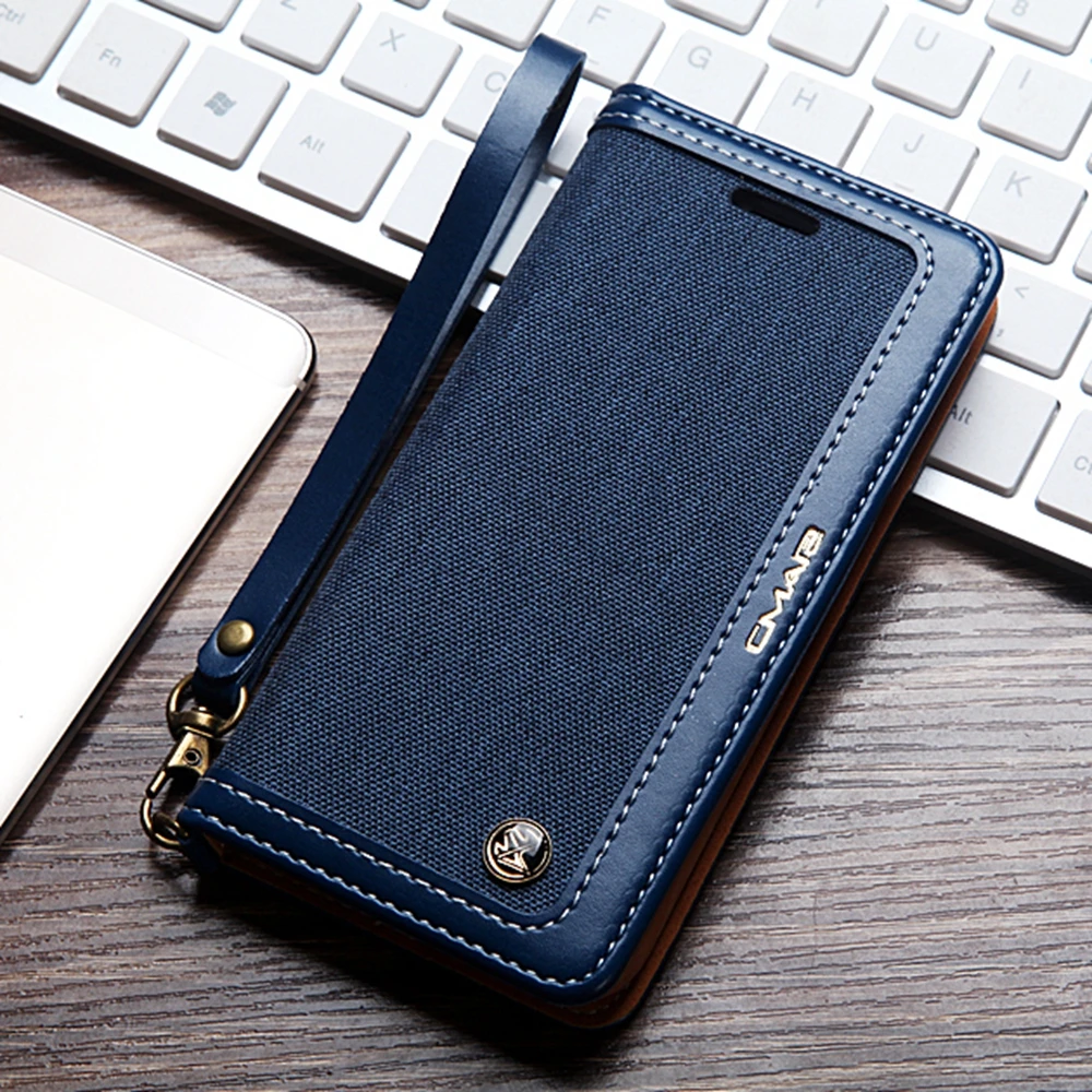 

Fashion Denim Leather Case for iphone X XS MAX XR 6 6S 7 8 Plus Case Magnetic Flip Wallet Phone Cover for iphone 7Plus 8Plus XS