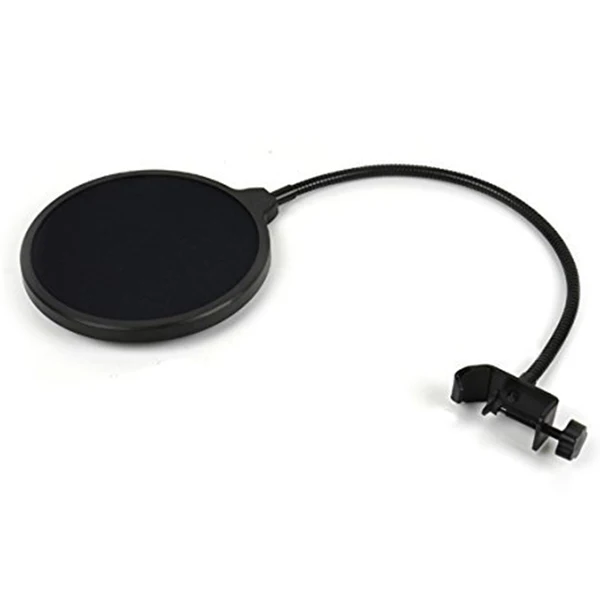 

Dual Layer Record Studio Microphone Mic Windscreen Pop Filter Mask Shield Double