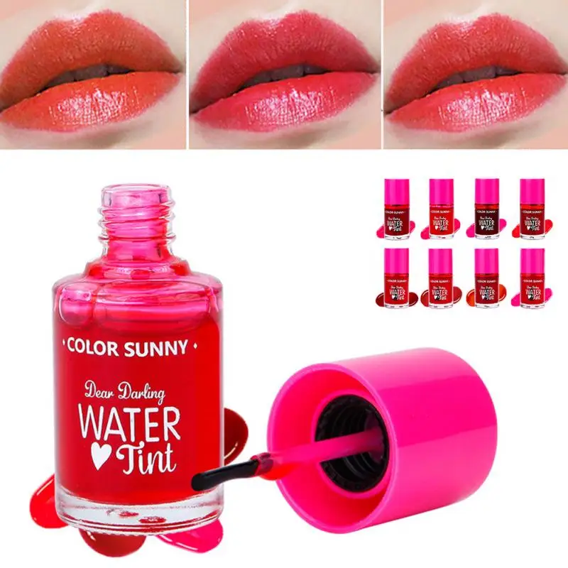 

2 In1 Lip Gloss + Blusher Waterproof Magic Dyeing Liquid Lip Gloss Lipstick Face Blusher #1114