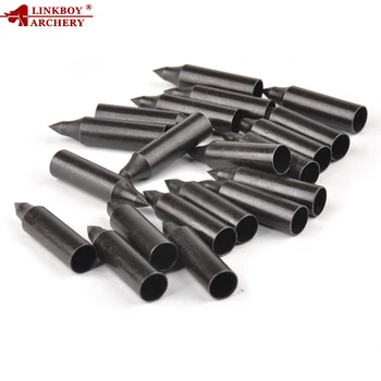 

50/100pcs 77Grain Linkboy Archery Parts Field Tips Target Point Carbon Steel Arrow Head Broadhead Arrow Hunting Accessories