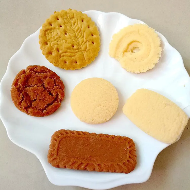 

Artificial Plastic Cookies Crafts Simulation Dessert Decoration Prop For Shop's Showcase Kitchen Home Foods Decor