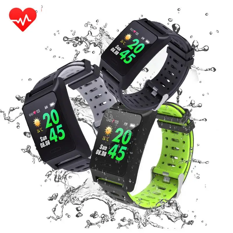 

Smart Bracelet IP68 Waterproof GPS Motion Positioning Track Speed Bluetooth Color Screen Heart Rate Weather Information