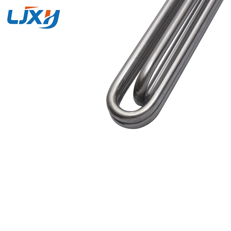 LJXH DN40 Immersion Water Heater Heating Tube 1.5" Thread 220V/380V Power 3KW/4.5KW/6KW/9KW/12KW 304SS with Locknut for Tank