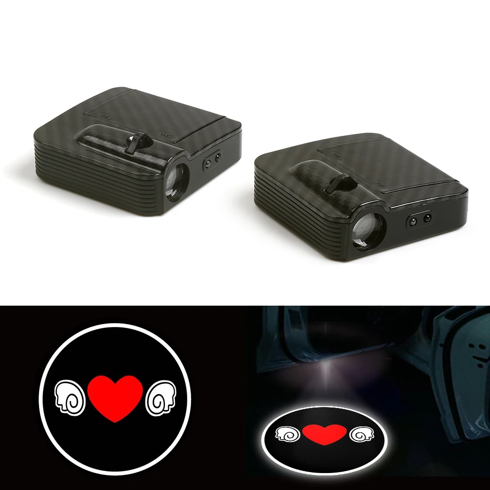 

Wireless Love Cartoon Courtesy Car Logo Door Ghost Shadow Laser Projector Light