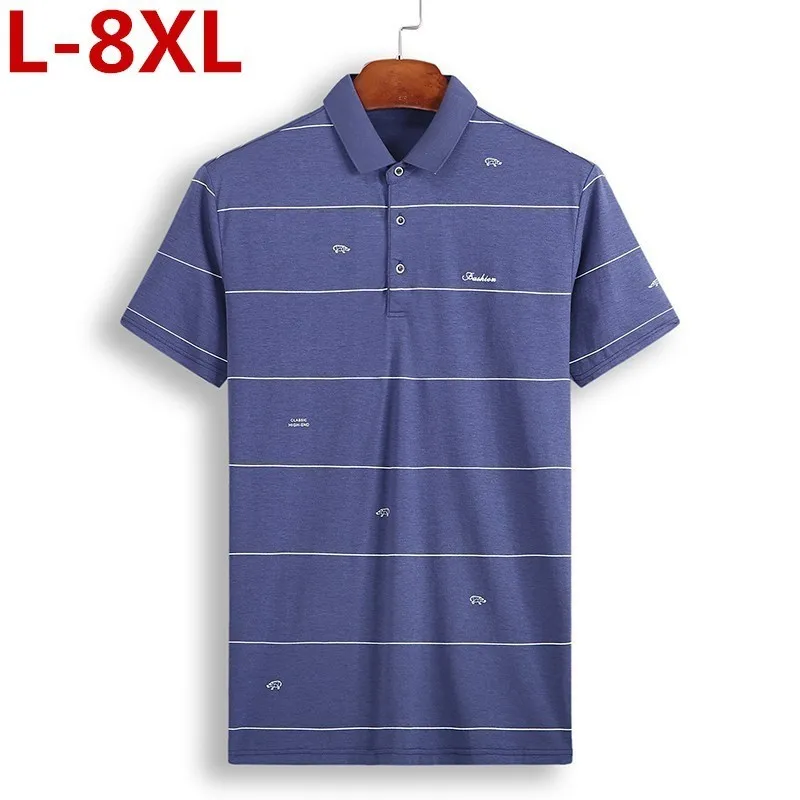 2019 плюс размер 8xl 7xl 6xl новые модные черные рубашки поло мужская брендовая одежда с