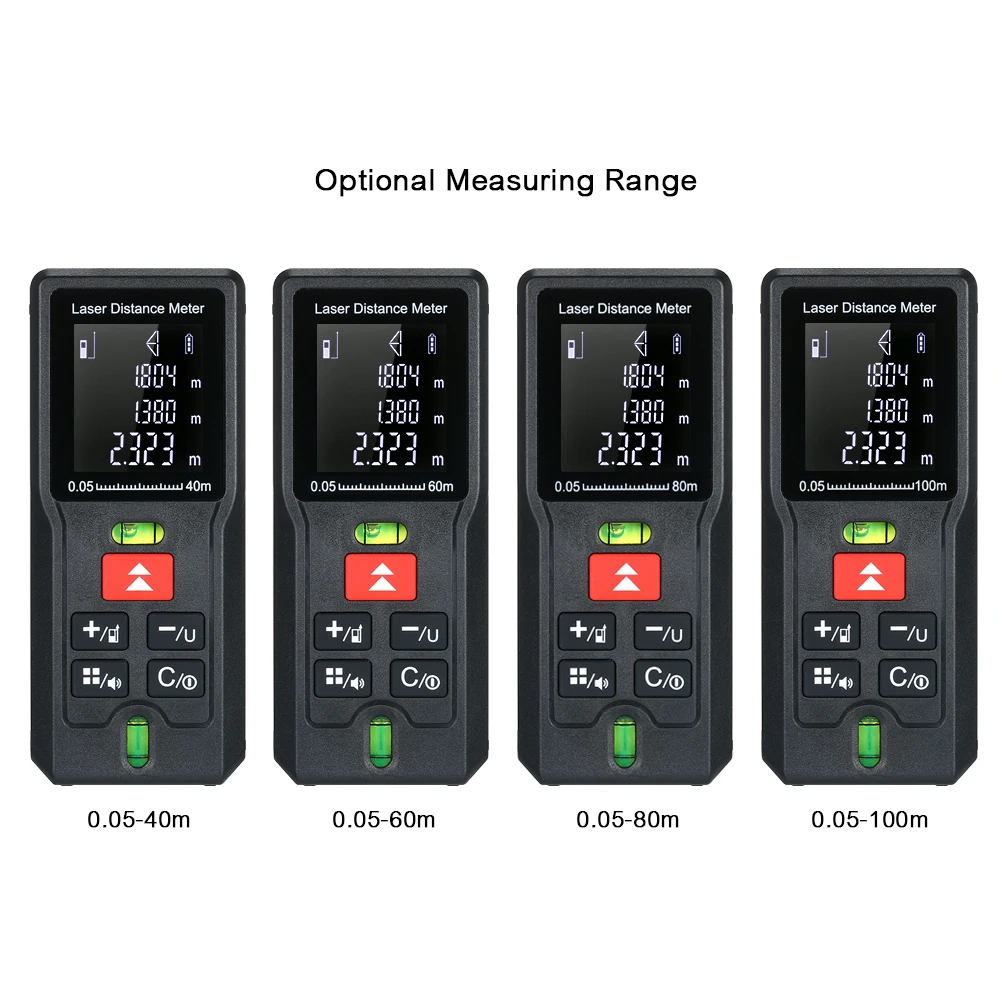 

Handheld Digital Laser Distance Meter Portable Mini Range Finder High-precision Rangefinder LCD Display Backlight