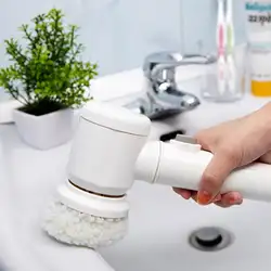 Новый ручной электрическая Чистящая Щетка для ванной плитки и ванной Кухня Стиральная инструмент