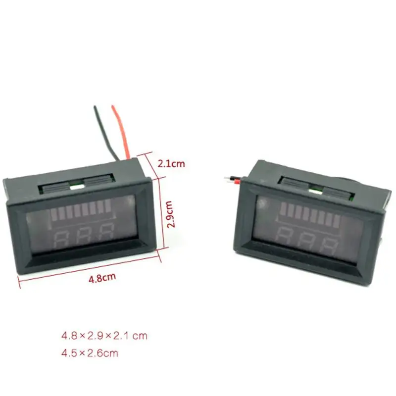Мини DIY цифровой вольтметр постоянного тока 2 4 V 30V проводной LED ЖК дисплей Дисплей