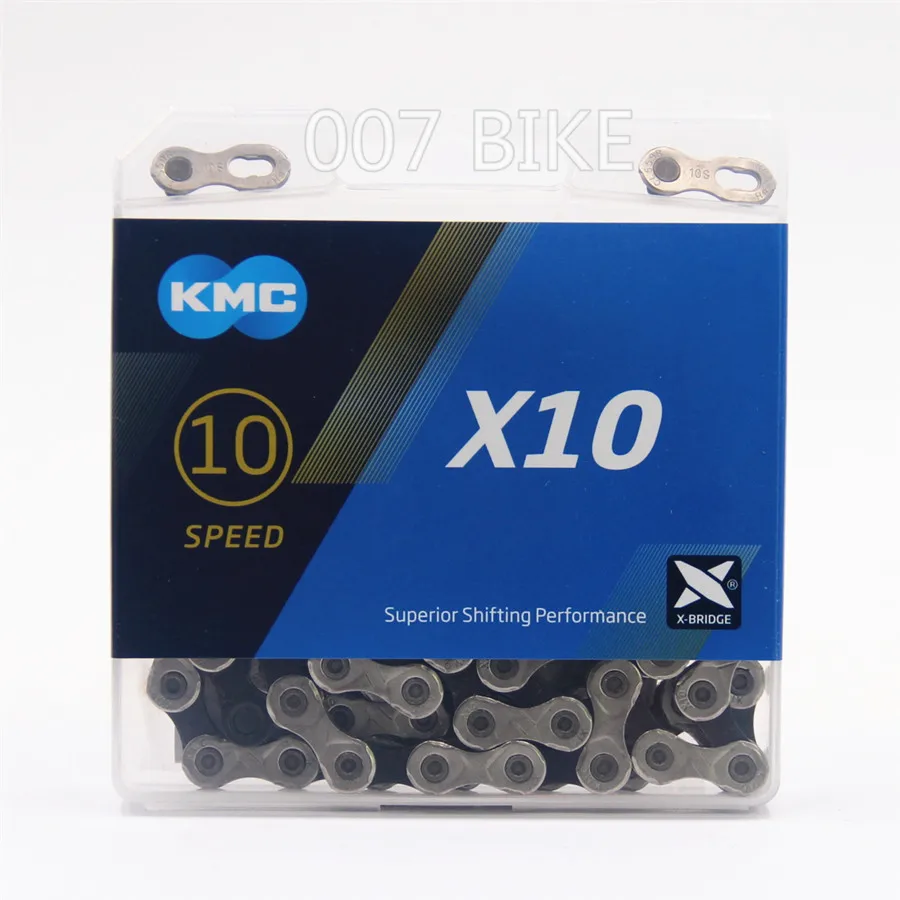 Sale KMC X10.93 Chain 10 20 30 Speed Mountain Bike Bicycle Chain Original X10  MTB Road Bike 116L Chains 0