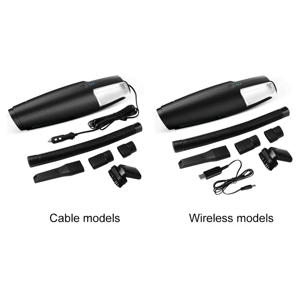 

Wireless Car Vacuum Cleaner Rechargeable Wet Dry Car Home Dual Use Vacuum Cleaner Wired Wireless Black Wholesale Purchasing