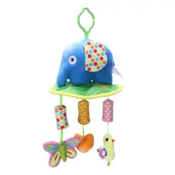 FBIL-HAPPY обезьяна Детская игрушка животных колокольчики новорожденных кровать висит музыка игрушка колокольчики вдоль животных стиль