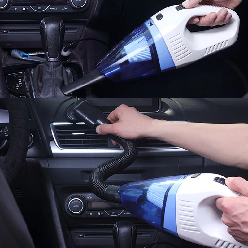 Grikey Powerful Wireless Car Vacuum Cleaner Mini Handheld Vacuum Cleaner Cyclone Car Dry Wet Cleaning 120W Gift KIT