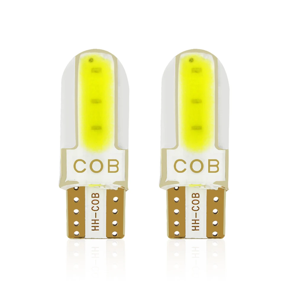 10 шт. светодиодные лампы COB W5W T10 194 8SMD для габаритных огней|Сигнальная лампа| |